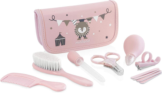 Miniland baby kit rosa. Neceser para  higiene.